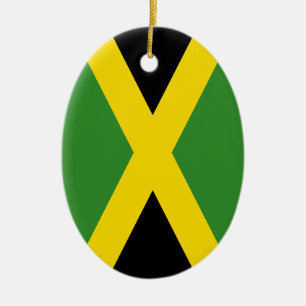 Adorno De Cerámica Bandera de Jamaica