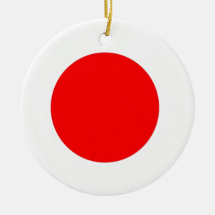 Adorno De Cerámica Bandera de Japón