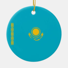 Adorno De Cerámica Bandera de Kazajistán