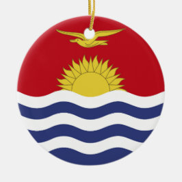 Adorno De Cerámica Bandera de Kiribati