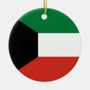 Adorno De Cerámica Bandera de Kuwait