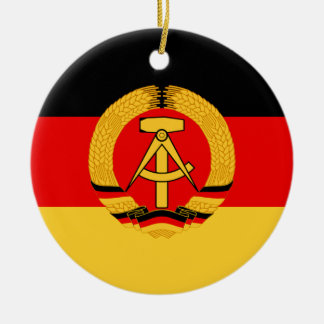 Adorno De Cerámica Bandera de la Alemania Oriental