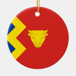 Adorno De Cerámica Bandera de la ciudad de Birmingham