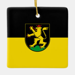 Adorno De Cerámica bandera de la ciudad de Heidelberg símbolo de Alem