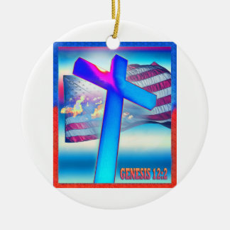 Adorno De Cerámica Bandera de la génesis