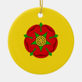 Adorno De Cerámica Bandera de Lancashire