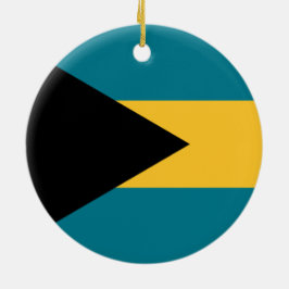 Adorno De Cerámica Bandera de las Bahamas