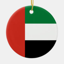 Adorno De Cerámica Bandera de los Emiratos Árabes Unidos