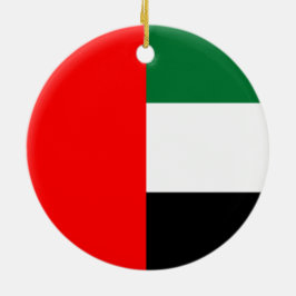 Adorno De Cerámica Bandera de los Emiratos Árabes Unidos (EAU)
