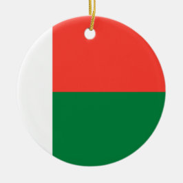 Adorno De Cerámica Bandera de Madagascar