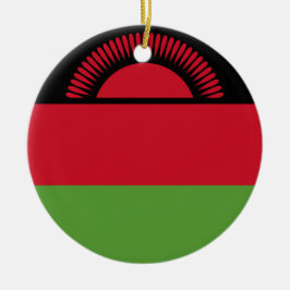 Adorno De Cerámica Bandera de Malawi