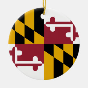 Adorno De Cerámica Bandera de Maryland