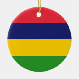 Adorno De Cerámica Bandera de Mauricio