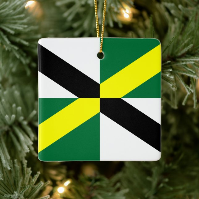 Adorno De Cerámica Bandera de Monterrey, California (Árbol)