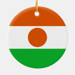 Adorno De Cerámica Bandera de Níger (país africano)