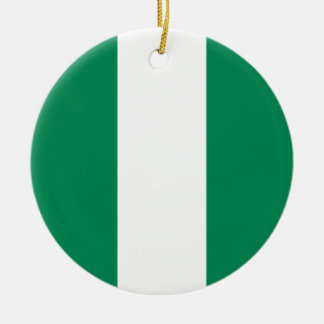 Adorno De Cerámica Bandera de Nigeria