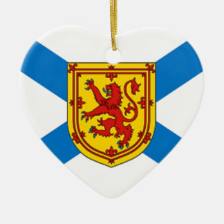 Adorno De Cerámica Bandera de Nueva Escocia