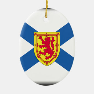 Adorno De Cerámica Bandera de Nueva Escocia (Canadá)
