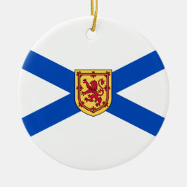 Adorno De Cerámica Bandera de Nueva Escocia (provincia canadiense)