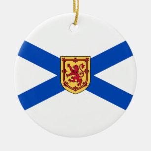 Adorno De Cerámica Bandera de Nueva Escocia (provincia canadiense)