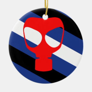 Adorno De Cerámica Bandera de Orgullo de Máscara