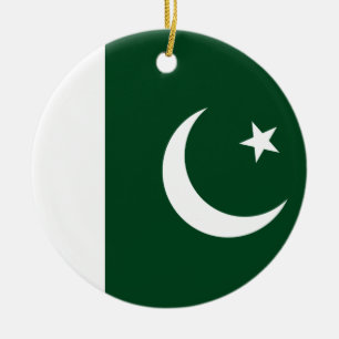 Adorno De Cerámica Bandera de Pakistán