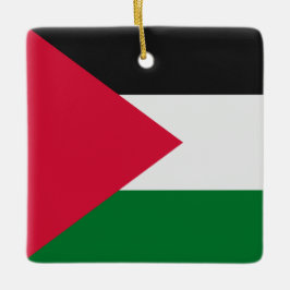 Adorno De Cerámica Bandera de Palestina