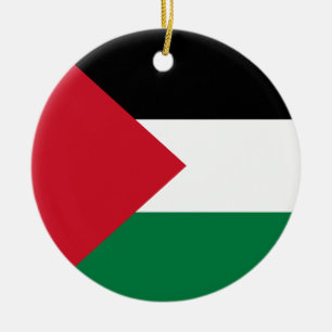 Adorno De Cerámica Bandera de Palestina