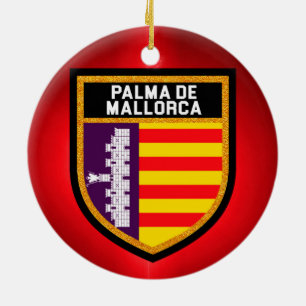 Adorno De Cerámica Bandera de Palma de Mallorca