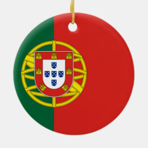 Adorno De Cerámica Bandera de portugal