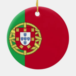 Adorno De Cerámica Bandera de Portugal