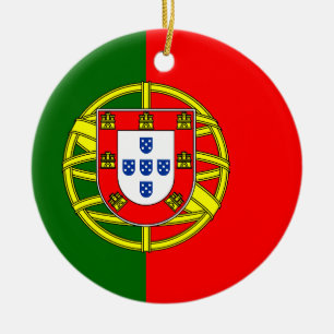 Adorno De Cerámica bandera de portugal