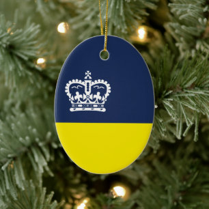 Adorno De Cerámica Bandera de Regina, Saskatchewan