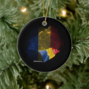 Adorno De Cerámica bandera de Rumania
