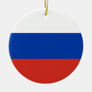 Adorno De Cerámica Bandera de Rusia