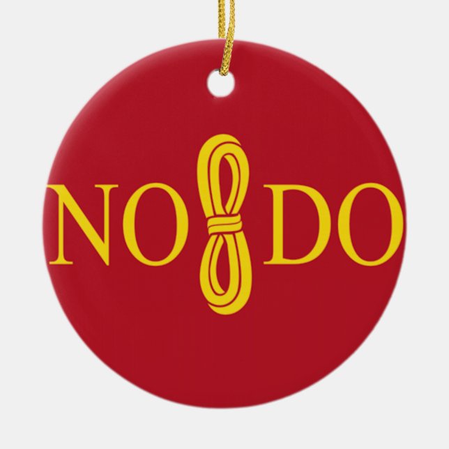 Adorno De Cerámica Bandera de Sevilla (España) (Frente)