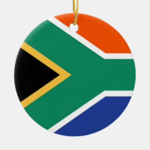 Adorno De Cerámica Bandera de Sudáfrica