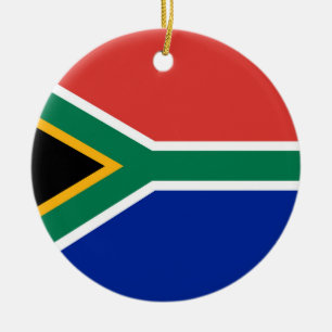Adorno De Cerámica Bandera de Sudáfrica