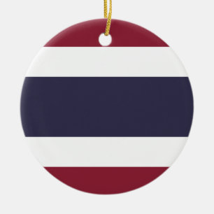 Adorno De Cerámica Bandera de Tailandia