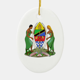 Adorno De Cerámica Bandera de Tanzania