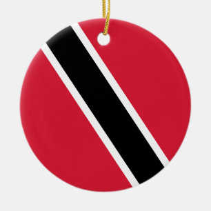 Adorno De Cerámica Bandera de Trinidad y Tobago