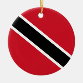 Adorno De Cerámica Bandera de Trinidad y Tobago