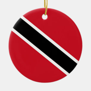 Adorno De Cerámica Bandera de Trinidad y Tobago