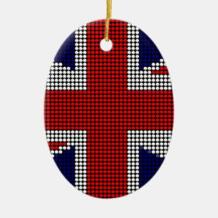 Adorno De Cerámica Bandera de Union jack bandera británica