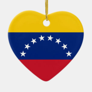 Adorno De Cerámica Bandera de Venezuela - Bandera Venezolana