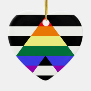 Adorno De Cerámica Bandera del Aliado Directo