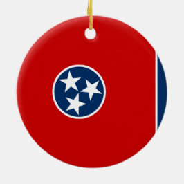 Adorno De Cerámica Bandera del estado de Tennessee