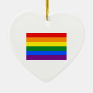 Adorno De Cerámica Bandera del Orgullo Gay