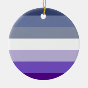 Adorno De Cerámica Bandera del Orgullo Lesbiana Butch