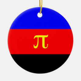 Adorno De Cerámica Bandera del Orgullo Polímaro